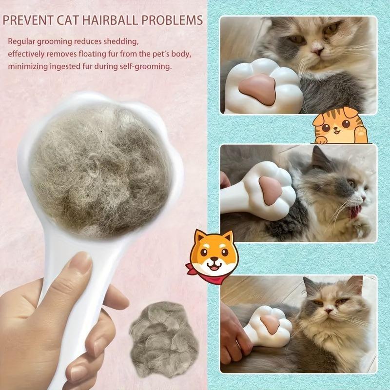 Pet Grooming Brush & Hair Remover for Dogs & Cats