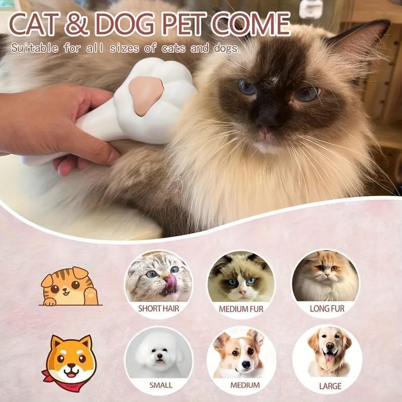 Pet Grooming Brush & Hair Remover for Dogs & Cats