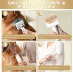 5-in-1 Pet Grooming Kit with Vacuum & Low Noise Suction