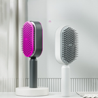 Self Cleaning Hair Brush For Women One-key Cleaning Hair Loss Airbag Massage Scalp Comb Anti-Static Hairbrush