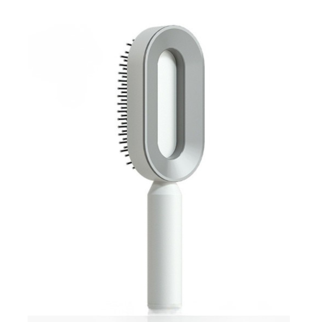 Self Cleaning Hair Brush For Women One-key Cleaning Hair Loss Airbag Massage Scalp Comb Anti-Static Hairbrush