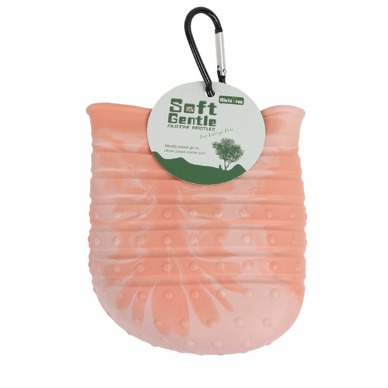 2-in-1 Dog Paw Cleaner Cup – Portable Pet Foot Washer Brush